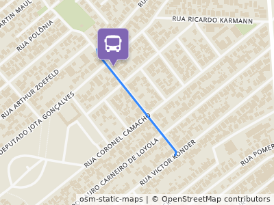 Mapa da parada