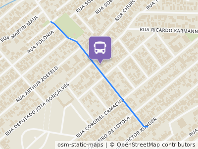 Mapa da parada