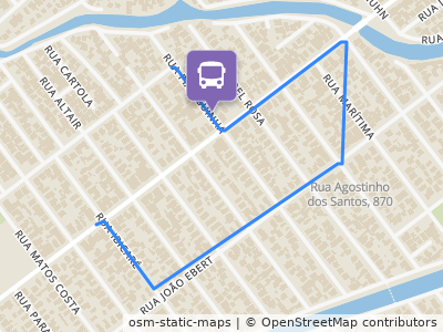 Mapa da parada