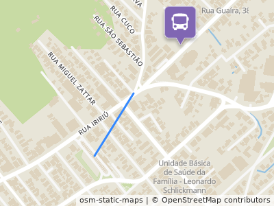 Mapa da parada