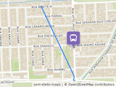 Mapa da parada
