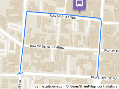 Mapa da parada