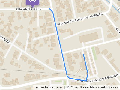 Mapa da parada