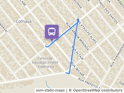 Mapa da parada