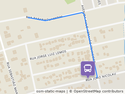 Mapa da parada