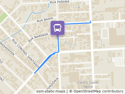 Mapa da parada