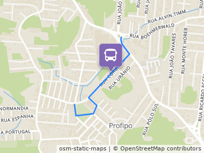 Mapa da parada