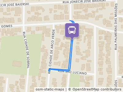 Mapa da parada