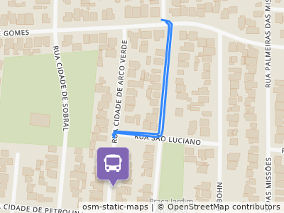 Mapa da parada