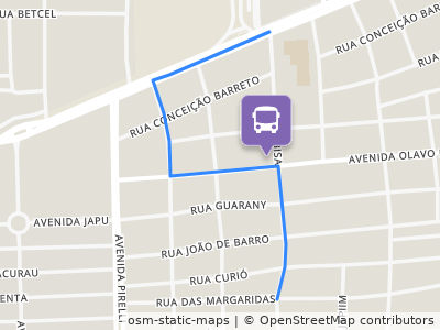 Mapa da parada