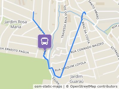 Mapa da parada