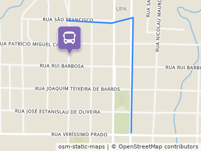 Mapa da parada