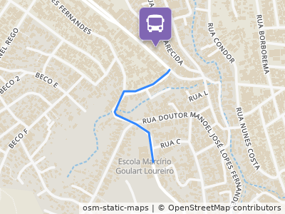 Mapa da parada