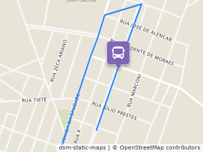 Mapa da parada