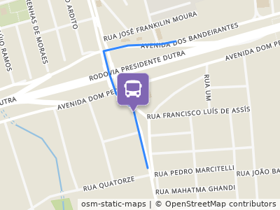Mapa da parada