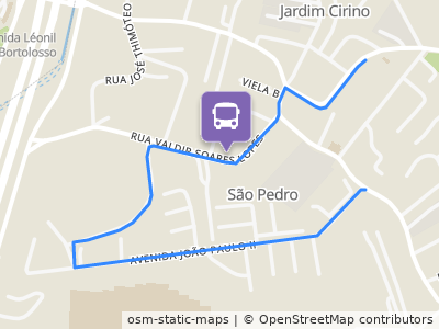 Mapa da parada
