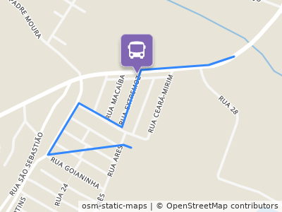 Mapa da parada