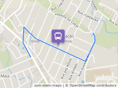Mapa da parada