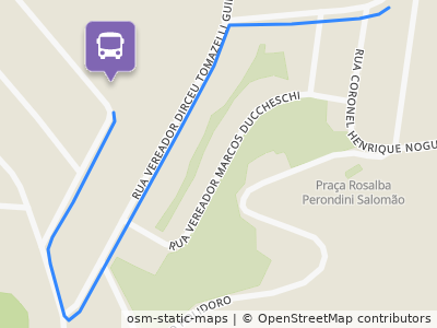 Mapa da parada