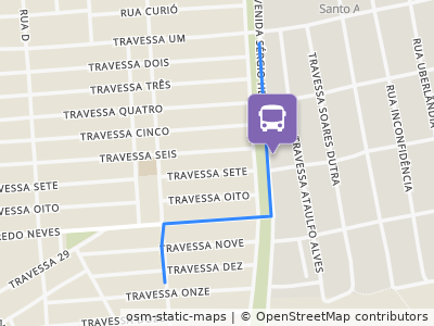 Mapa da parada