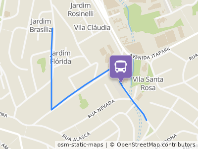 Mapa da parada