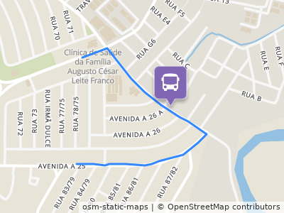 Mapa da parada