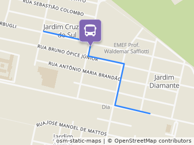 Mapa da parada