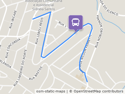 Mapa da parada
