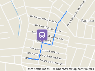 Mapa da parada