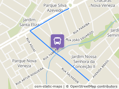 Mapa da parada