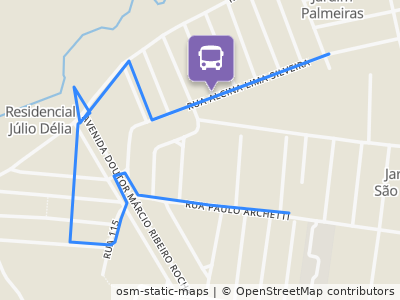 Mapa da parada