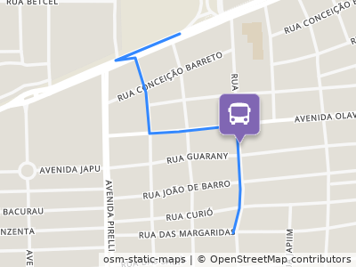 Mapa da parada
