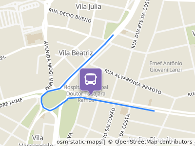 Mapa da parada