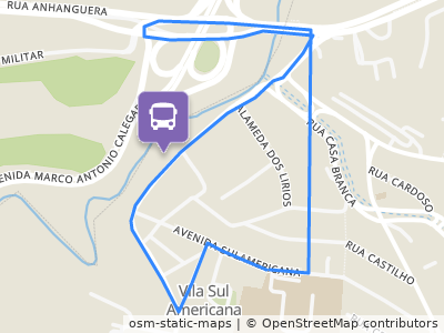 Mapa da parada