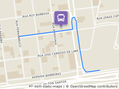 Mapa da parada