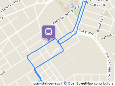 Mapa da parada