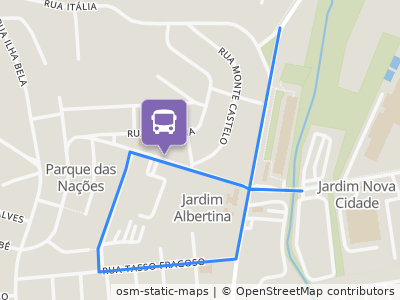 Mapa da parada