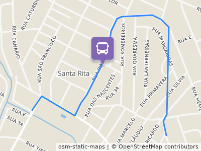 Mapa da parada