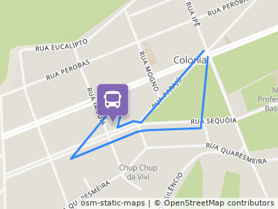 Mapa da parada