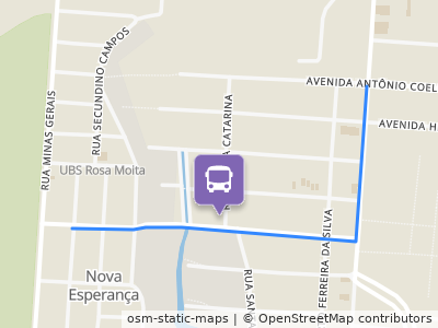 Mapa da parada