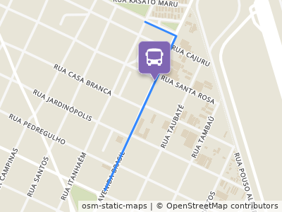 Mapa da parada