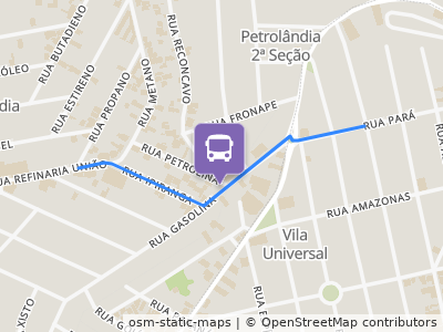 Mapa da parada
