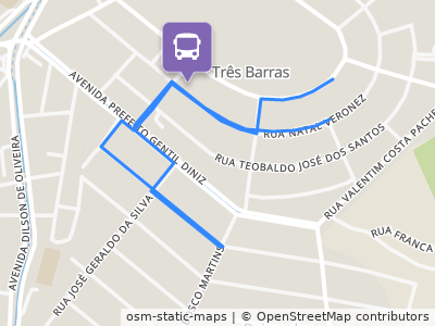 Mapa da parada