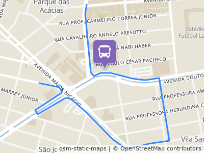 Mapa da parada