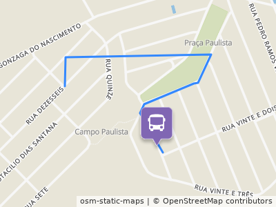 Mapa da parada