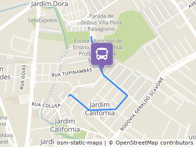 Mapa da parada