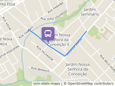 Mapa da parada
