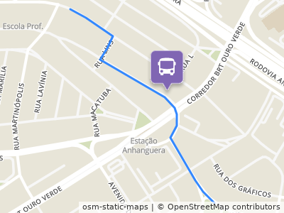 Mapa da parada