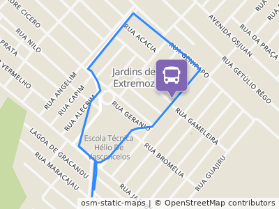 Mapa da parada