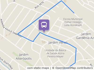 Mapa da parada